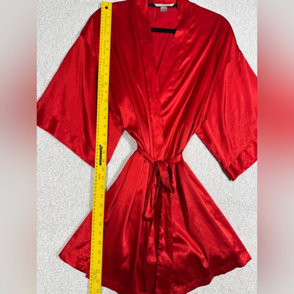 Victoria's Secret Red Satin Robe - Picture 5 of 6